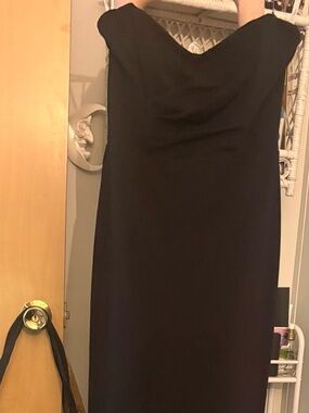 Lulu's Black Strapless Maxi Dress
